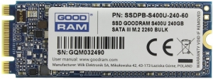 Goodram S400U 240Gb M.2 SATA SSD